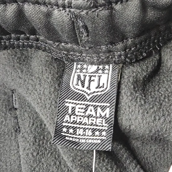 NFL Raiders Black Joggers size: Youth 14-16 - Picture 6 of 7